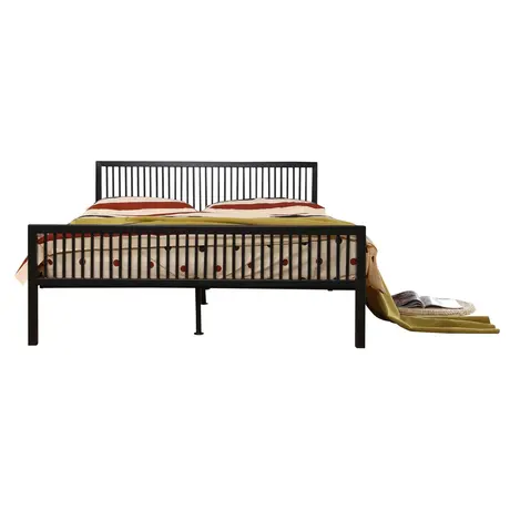 Buy Karachi King Size Bed Black, Colour: Black, Size: King Size, 3 from Furnituretta