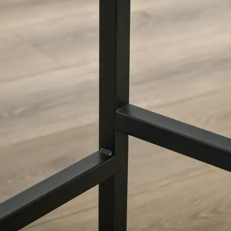 Buy Homcom Industrial Bar Stools, Set of 2 Kitchen Breakfast Chairs, 9 from Furnituretta