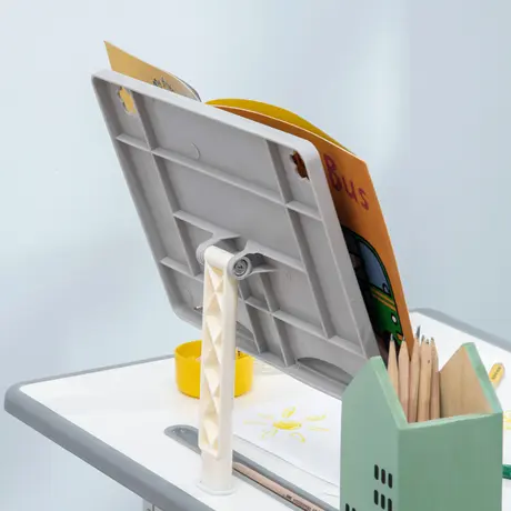 Buy Homcom Kids Desk and Chair Set, Height Adjustable Study Table, 9 from Furnituretta