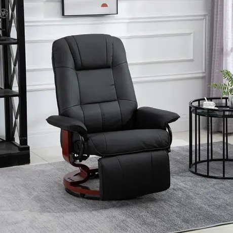 Buy Homcom Manual Recliner Chair Armchair Sofa with Faux Leather, 2 from Furnituretta