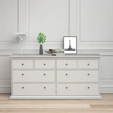 Buy Elegant Storage Solution: Paris 8-Drawer Chest, 10 from Furnituretta