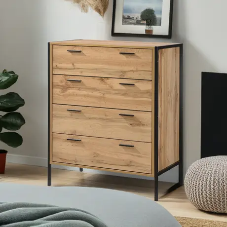 Buy Modern Chest of Drawers: Michigan 4 Drawer, 2 from Furnituretta