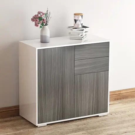 Buy Homcom Modern Stylish Freestanding Push-Open Design Cabinet, 2 from Furnituretta