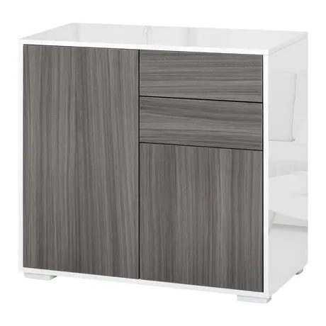 Buy Homcom Modern Stylish Freestanding Push-Open Design Cabinet from Furnituretta