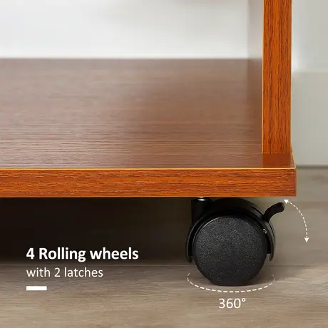 Buy Homcom Open Wardrobe with Hanging Rail and Storage Shelves, 5 from Furnituretta