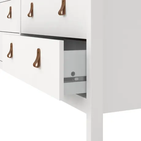 Buy Stylish Storage Solution: Barcelona Double Dresser in White, 8 from Furnituretta