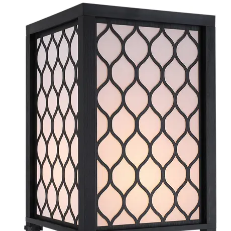 Buy Homcom Shelf Floor Lamp Modern Standing Lamp for Living Room, 9 from Furnituretta