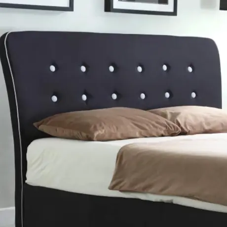 Buy Nina King Size Bed: Stylish & Comfortable, Colour: Black, Size: King Size, 2 from Furnituretta