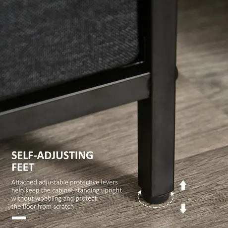 Buy Homcom Storage Chest, Drawers Bedroom Unit Storage Cabinet, 7 from Furnituretta