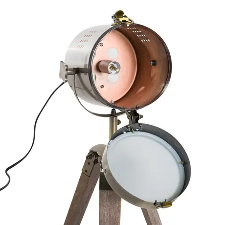 Buy Homcom Vintage Tripod Table Desk Lamp Bedside Light Spotlight, 8 from Furnituretta