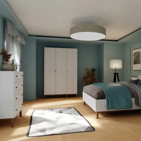 Buy Wensley 4-Drawer Chest in Light Grey and Oak - Stylish Storage Solution, 7 from Furnituretta