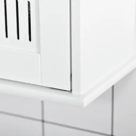 Buy kleankin Bathroom Mirror Cabinet, Wall Mounted Storage Cupboard, 9 from Furnituretta