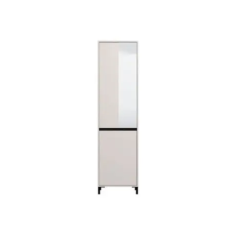 Buy Reigate Cashmere Taupe Hallway Wardrobe | Slim Narrow Storage, Colour: Taupe, 5 from Furnituretta