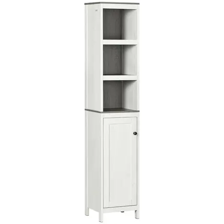 Buy kleankin Slimline Bathroom Storage , Freestanding Tower Cabinet from Furnituretta