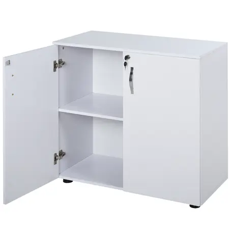 Buy Vinsetto 2-Tier Locking Office Storage Cabinet File Organisation, 4 from Furnituretta