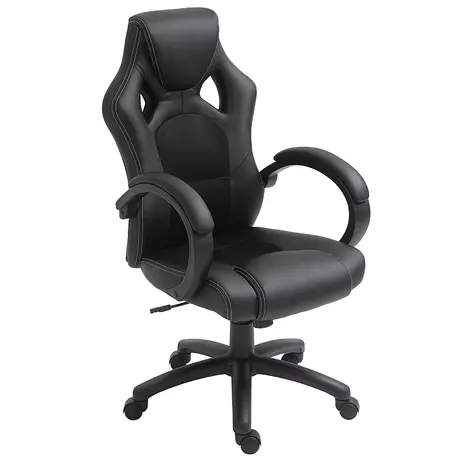 Buy Vinsetto Computer Chair Faux Leather High Back Home Office from Furnituretta
