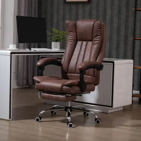 Buy Vinsetto Home Office Chair Microfibre Desk Chair, 2 from Furnituretta