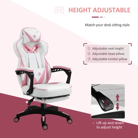 Buy Vinsetto Ergonomic Racing Gaming Chair Office Desk Chair, 4 from Furnituretta