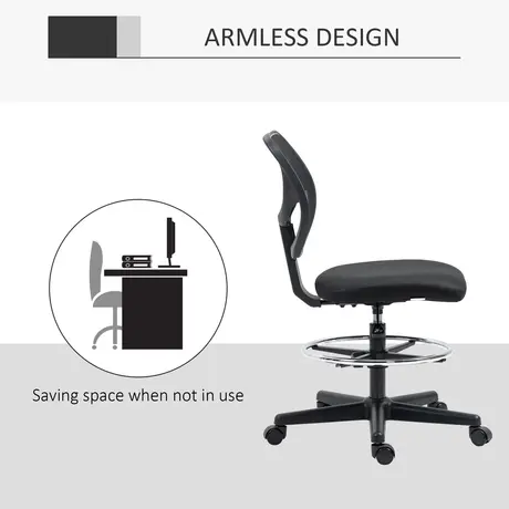 Buy Vinsetto Ergonomic Mesh Standing Desk Chair, 6 from Furnituretta