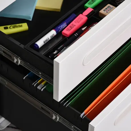 Buy Vinsetto Fully Assembled 3-Drawer Mobile File Cabinet Lockable, 7 from Furnituretta