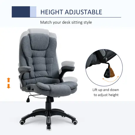 Buy Vinsetto Ergonomic Swivel Chair Comfortable Desk Chair, 4 from Furnituretta