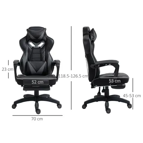 Buy Vinsetto Ergonomic Racing Gaming Chair Office Desk Chair, 3 from Furnituretta