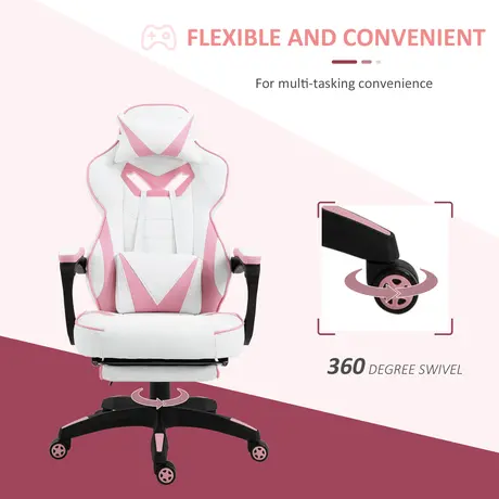 Buy Vinsetto Ergonomic Racing Gaming Chair Office Desk Chair, 6 from Furnituretta