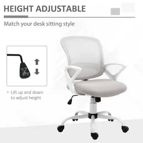 Buy Vinsetto Office Chair Mesh Swivel Desk Chair, 4 from Furnituretta