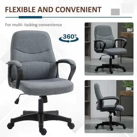 Buy Vinsetto Office Chair with Massager Lumbar High Back Ergonomic, 6 from Furnituretta