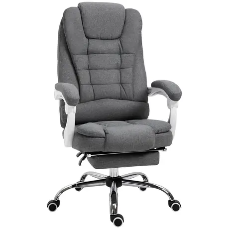 Buy Vinsetto Office Chair with Footrest Computer Swivel Rolling from Furnituretta