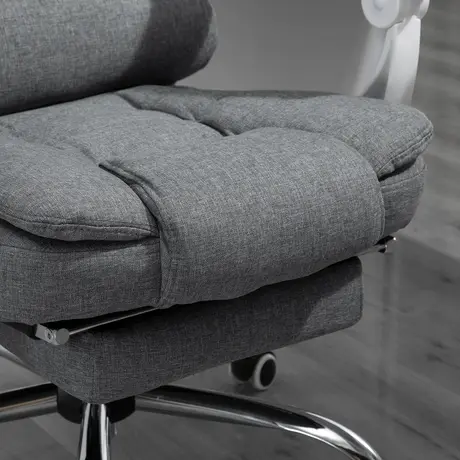 Buy Vinsetto Office Chair with Footrest Computer Swivel Rolling, 9 from Furnituretta