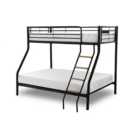 Buy Alexa Triple Bunk Bed, Colour: Black from Furnituretta