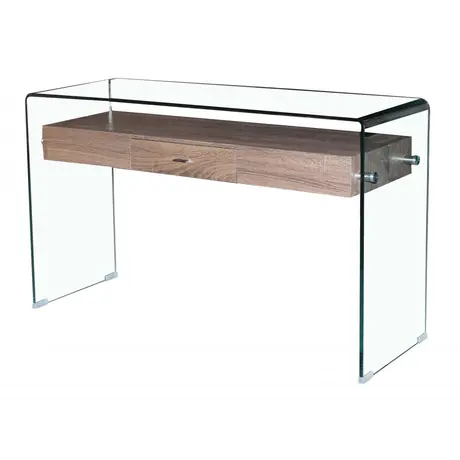 Buy Angola Clear Console Table with Drawer from Furnituretta