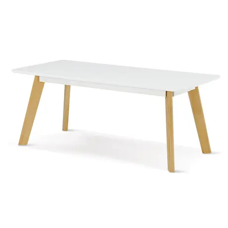 Buy Belgium Rectangle Coffee Table White from Furnituretta