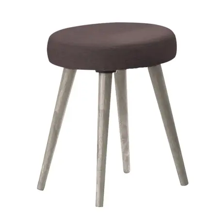 Buy Belvoir Dressing Table Stool Grey Oak from Furnituretta