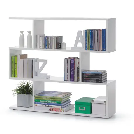Buy Arctic Bookcase Wide White, 2 from Furnituretta