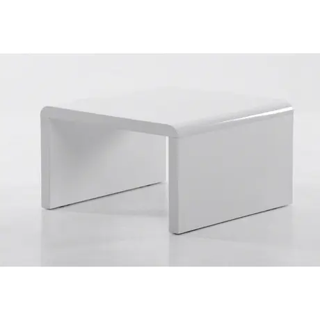 Buy Cutler High Gloss Lamp Table White from Furnituretta