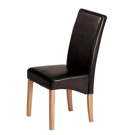 Buy Cyprus Chair Solid Ashwood Brown, Colour: Brown from Furnituretta