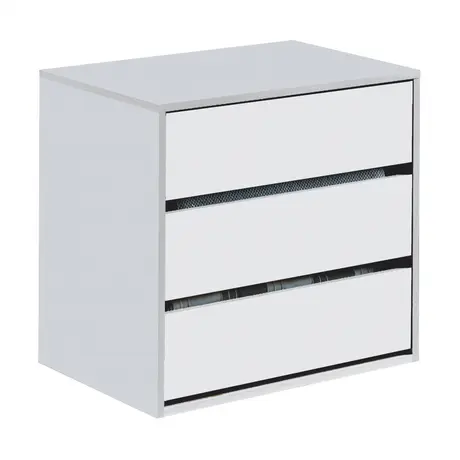 Buy Arctic Drawer Unit 3 Drawer White ARC6030BO from Furnituretta