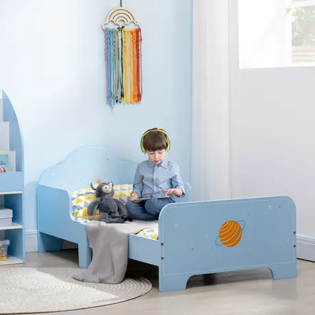 Buy Zonekiz Toddler Bed Kids Bedroom Furniture with Rocket & Plants, 2 from Furnituretta