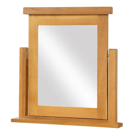 Buy Acorn Solid Oak Dressing Table Mirror from Furnituretta