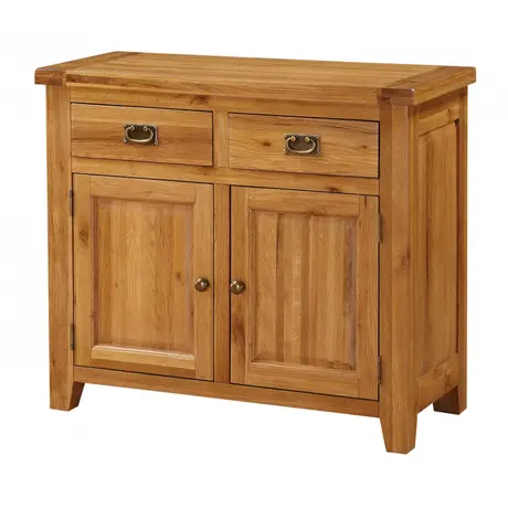 Buy Acorn Solid Oak Sideboard – Small 2 Doors & 2 Drawers | Premium Oak Storage Unit, 2 from Furnituretta