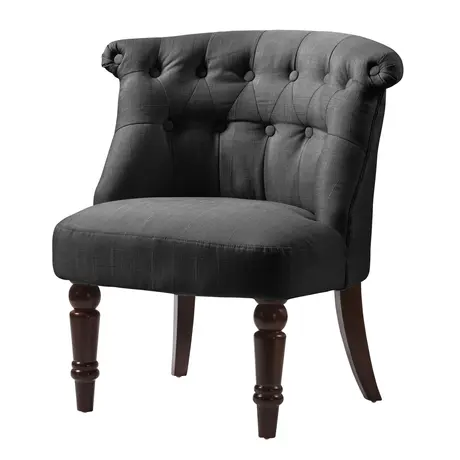 Buy Alderwood Fabric Chair – Black | Modern Comfort with Timeless Appeal, Colour: Black from Furnituretta