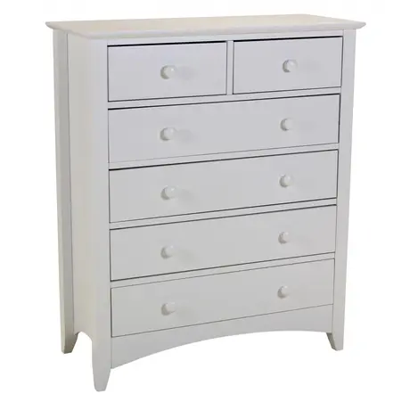 Buy Chelsea White Chest 4+1 from Furnituretta