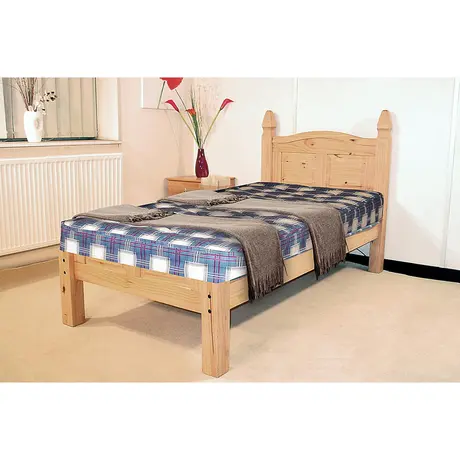 Buy Corona Bed Double Low Footend, Size: Double, Mattresses: Without Mattress from Furnituretta