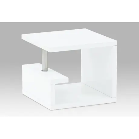 Buy Eriko High Gloss Lamp Table White from Furnituretta