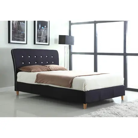 Buy Nina King Size Bed: Stylish & Comfortable, Colour: Black, Size: King Size, 3 from Furnituretta