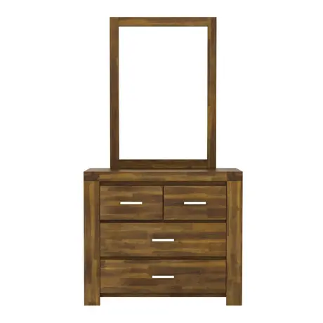 Buy Parkfield Solid Acacia Dressing Table 2+2 Drawer from Furnituretta
