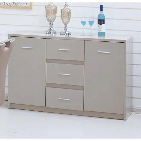Buy Rembrock High Gloss Sideboard Cabinet Champagne from Furnituretta