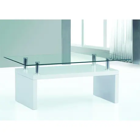 Buy Hampton White High Gloss Coffee Table from Furnituretta